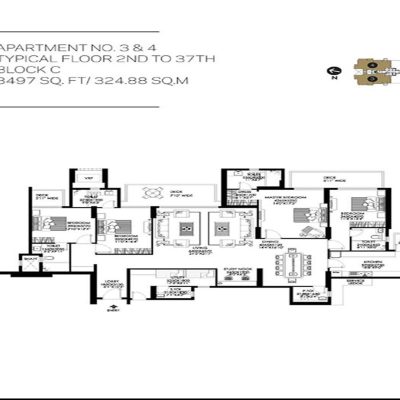DLF-Crest-4-BHK-Floor-Plan-(-3497-Sq.ft-S